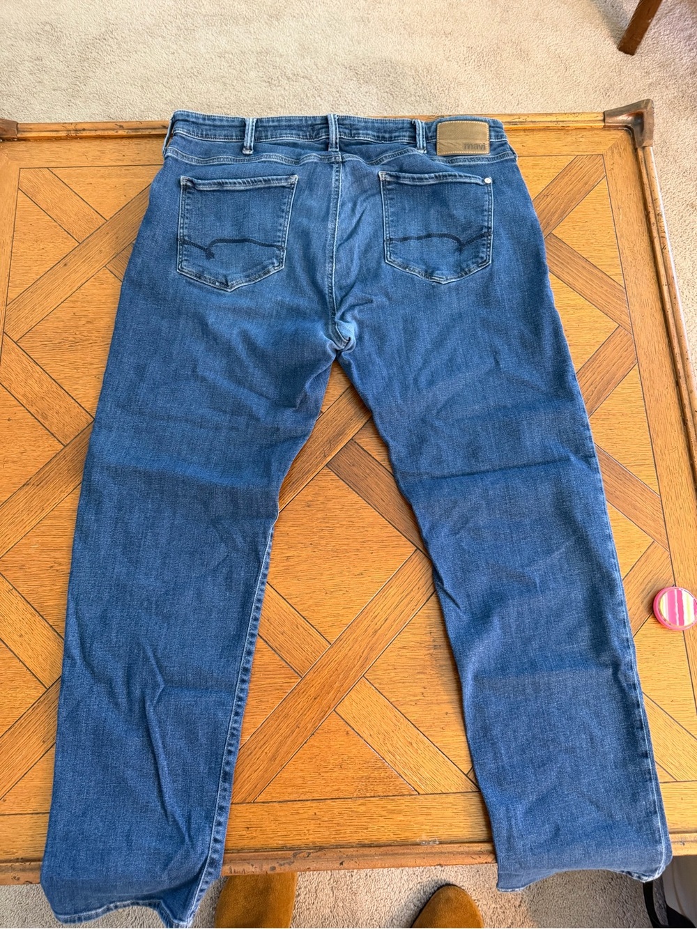 Mavi Zach Men’s Straight Leg Stretch Jeans Blue 38x29 - Picture 2 of 8